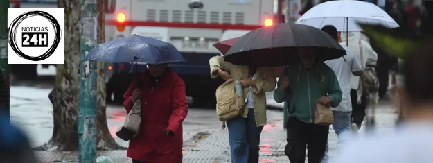 Alerta Amarilla por tormentas fuertes para varios departamentos